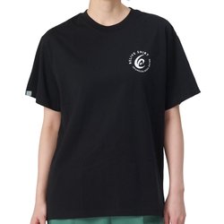 リライブシャツプレミアム 半袖 男女兼用 コットン ロゴ有 ブラック Sサイズ TPC-103-BLK-S