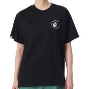 リライブシャツプレミアム 半袖 男女兼用 コットン ロゴ有 ブラック Sサイズ TPC-103-BLK-S