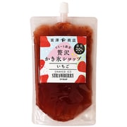 とろ~り濃密 贅沢かき氷シロップ いちご 300g