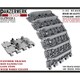 WR35030-01 1/35 パンター用 後期型 可動履帯 磨耗状態 [プラモデル用パーツ]