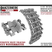 WR35059 1/35 III/IV号戦車 40cm ウィンターケッテ切断 可動履帯 [プラモデル用パーツ]