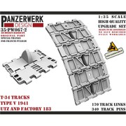 WR35067-02 1/35 T-34用 V型 1941年UTZ＆183工場製 可動履帯 [プラモデル用パーツ]