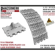 WR35068-08 1/35 T-34用 ワッフル型 112工場製 1945年 可動履帯 [プラモデル用パーツ]