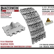 WR35068-09 1/35 T-34用 ワッフル型 強化型 可動履帯 [プラモデル用パーツ]