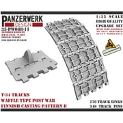 WR35068-11 1/35 T-34用 ワッフル型 戦後型 Typ.2 可動履帯 [プラモデル用パーツ]