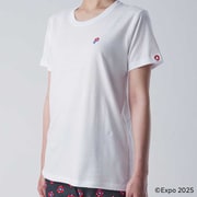 EXPO 2025 大阪・関西万博 レディース インナーTシャツ 半袖 丸首 ミャクミャクワンポイント M シロ 8015-50