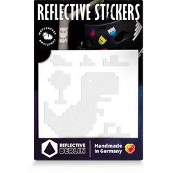 リフレクターシール DECALS RB1886 T-Rex white [ロゴステッカー]