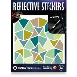 リフレクターシール SHAPES RB5143 Kite&Darts amber [ロゴステッカー]