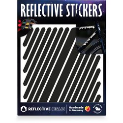 リフレクターシール SHAPES RB0872 Universal black [ロゴステッカー]