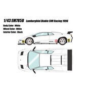 EM785B 1/43 ランボルギーニ ディアブロ SVR Racing 1996 ホワイト ホワイトホイール [レジンキャストミニカー]