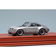 TM001L 1/64 シンガー 911 964 クーペ マットチタニウムシルバー [レジンキャストミニカー]