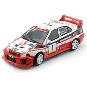 64B0409 1/64 三菱 ランサーエボリューションV グループA 1998年 カタリューニャラリー #1 T.マキネン [ダイキャストミニカー]