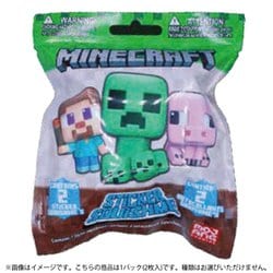 JTMIN-35130 マインクラフト ぷにぷに 立体 ビッグ ステッカー 1パック（2枚入） [コレクショントイ]