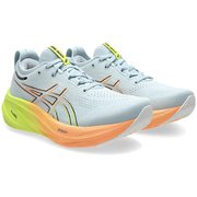 ゲルニンバス26パリス GEL-NIMBUS 26 PARIS 1012B743 750 COOL GREY/SAFETY YELLOW 24cm [ランニングシューズ レディース]