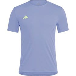 アディゼロ エッセンシャルズ ランニング半袖Tシャツ IEJ32 IX2842 ブルースパーク Lサイズ [ランニングウェア シャツ メンズ]
