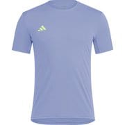 アディゼロ エッセンシャルズ ランニング半袖Tシャツ IEJ32 IX2842 ブルースパーク Lサイズ [ランニングウェア シャツ メンズ]