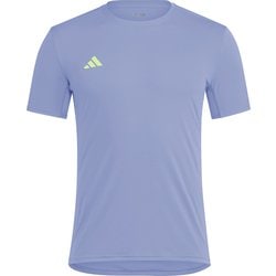 アディゼロ エッセンシャルズ ランニング半袖Tシャツ IEJ32 IX2842 ブルースパーク XLサイズ [ランニングウェア シャツ メンズ]
