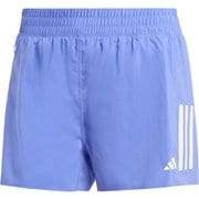 オウン ザ ラン ショーツ レディース ランニングウェア ショートパンツ セミコバルトブルー（IZ4405） Lサイズ（4inch丈） KWD84