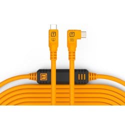 CUC31RT2-ORG [テザープロ USB-C to USB-C ストレート/ライト アングル ケーブル（9.4m） オレンジ]