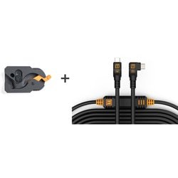 LLPC31RT2-BLK [テザーガード レバーロック ＆ ケーブル キット（USB-C/USB-C 9.4m） ブラック]