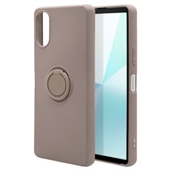 7972XP106TPRTA [Xperia 10 VI用 ソフトケース TPU スマホリング付き 落下防止 スタンド トープ エクスペリア]