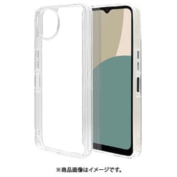 8018AW4HPCL [AQUOS Wish4用 ハイブリッドケース カバー 耐衝撃吸収 強い 頑丈 クリア 透明 TPUバンパーケース ストラップホール ワイヤレス充電対応 アクオス]