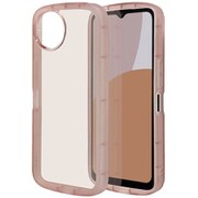 8023AW4TPPK [AQUOS Wish4用 ソフトケース TPU 耐衝撃吸収 ぷっくり形状 ピンク アクオス]