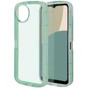 8025AW4TPGR [AQUOS Wish4用 ソフトケース TPU 耐衝撃吸収 ぷっくり形状 グリーン アクオス]