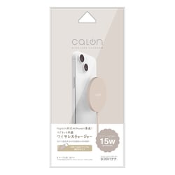 Calon Magsafe対応 マグネット内蔵 ワイヤレスチャージャー トープ RCC10WCC15W02TA