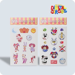 アメイジングデジタルサーカス ステッカー 2枚入り [キャラクターグッズ]
