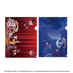キャラクターグッズ アメイジングデジタルサーカス クリアファイル A