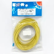 SHW-S 0.65mm L-10 YL [耐熱絶縁ビニル電線 単線 φ0.65mm 10m袋入 黄]