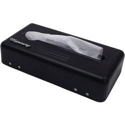 MCR ティッシュボックス ブリキ 2WAY マットブラック ME010900