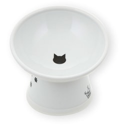 猫用 脚付にゃにゃめフードボウル レギュラー 猫柄 DC-0716-SC