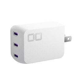 USB急速充電器 NovaPort TRIOII USB PD（パワーデリバリー）対応 67W USB-C×3 超小型設計 GaN搭載 NovaIntelligence搭載 NovaEngine搭載 NovaSafety2.0搭載 PPS対応 ホワイト CIO-G67W3C-N2-WH