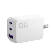 USB急速充電器 NovaPort TRIOII USB PD(パワーデリバリー)対応 67W USB-C×2/USB-A×1 超小型設計 GaN搭載 NovaIntelligence搭載 NovaEngine搭載 NovaSafety2.0搭載 PPS対応 ホワイト CIO-G67W2C1A-N2-WH