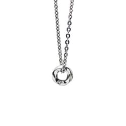 R2049020 SS 天然ダイヤモンド 0.01ct ネックレス
