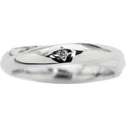 R1053020 #9号サイズ ステンレス 天然ダイヤモンド 0.01ct