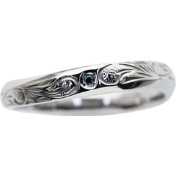 MHR001350 #7 SS /0.01ct 1Pブルーダイヤ
