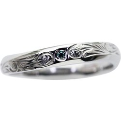MHR001350 #17 SS /0.01ct 1Pブルーダイヤ