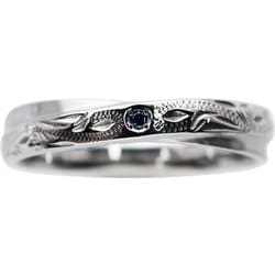MHR003350 #9 SS /0.01ct 1Pブルーダイヤ