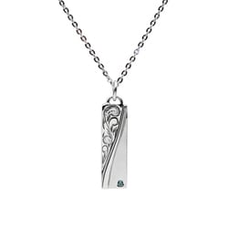 MHN03235L 40cm SS /0.01ct 1Pブルーダイヤ