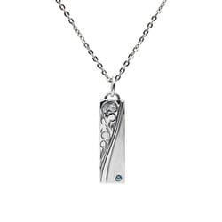 MHN03235M 50cm SS /0.01ct 1Pブルーダイヤ