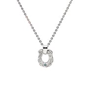 MHN03335L 40cm SS /0.01ct 1Pブルーダイヤ