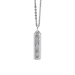 MHN03435M 50cm SS /0.01ct 1Pブルーダイヤ