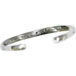ペアバングル レディース MHB023350 レディース SS /0.01ct 1Pブルーダイヤ