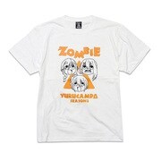 ゆるキャン△ SEASON 3 ZOMBIE Tシャツ ホワイト XLサイズ [キャラクターグッズ]