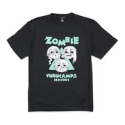 ゆるキャン△ SEASON 3 ZOMBIE Tシャツ ブラック XLサイズ [キャラクターグッズ]