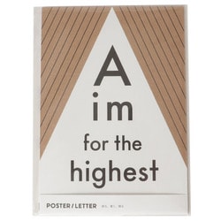 HMPL-001 POSTER/LETTER 001 Aim for the highest