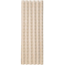 間仕切りサッとパタパタ省エネカーテン 花柄ベージュ 95×265